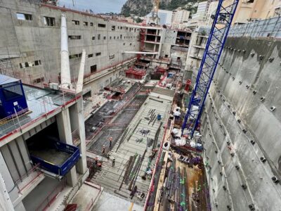 Nel Principato di Monaco sono in corso i lavori per la realizzazione del Nouveau Centre Hospitalier Princesse Grace Monaco, centro d'eccellenza medica e sanitaria di carattere internazionale.