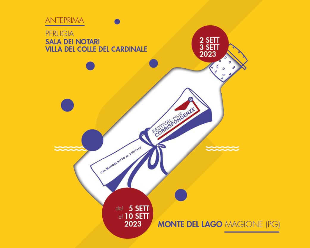 Dodicesima edizione del Festival delle Corrispondenze Dodicesima edizione del Festival delle Corrispondenze